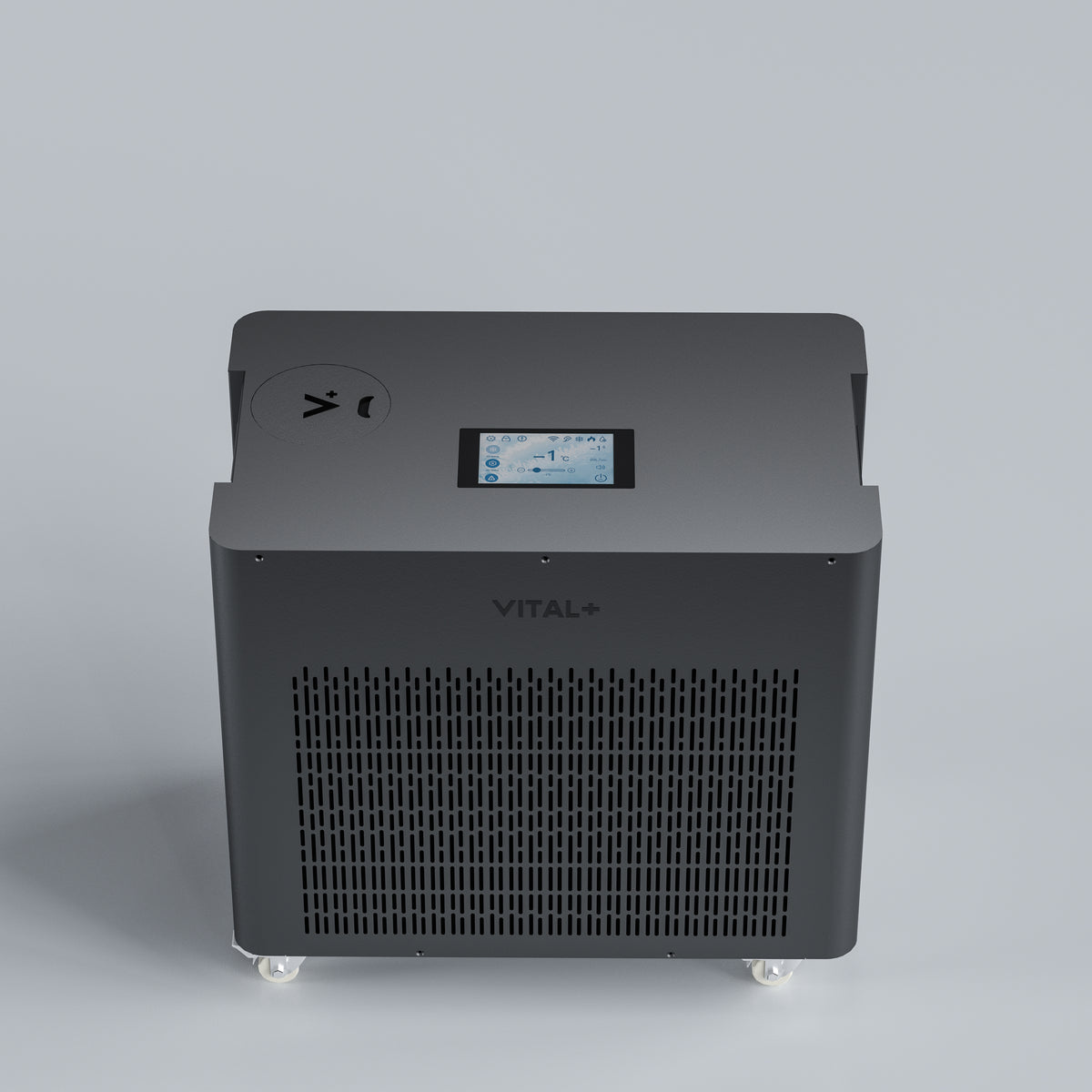 Top angled view of the Vital+ Black Ultra ICE Chiller