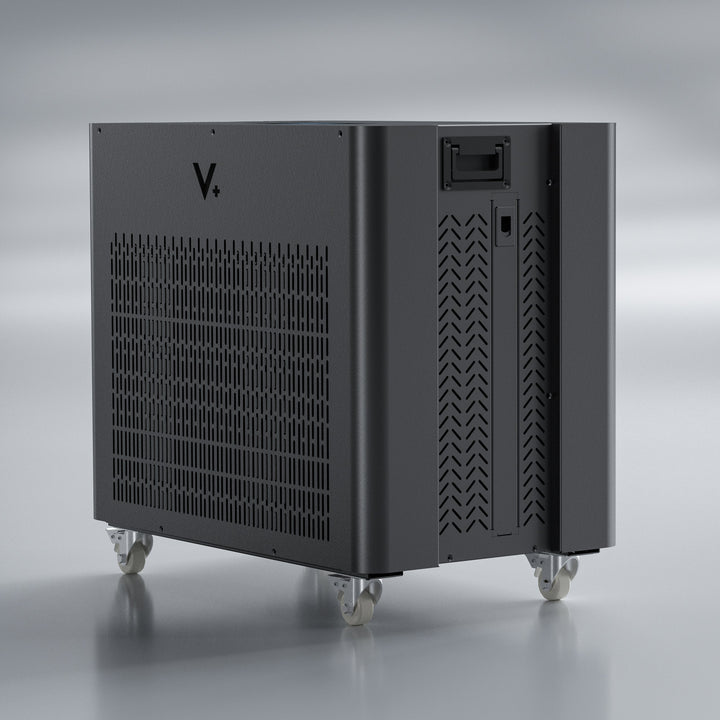 Angled side view of the Vital+ Black Ultra ICE Chiller