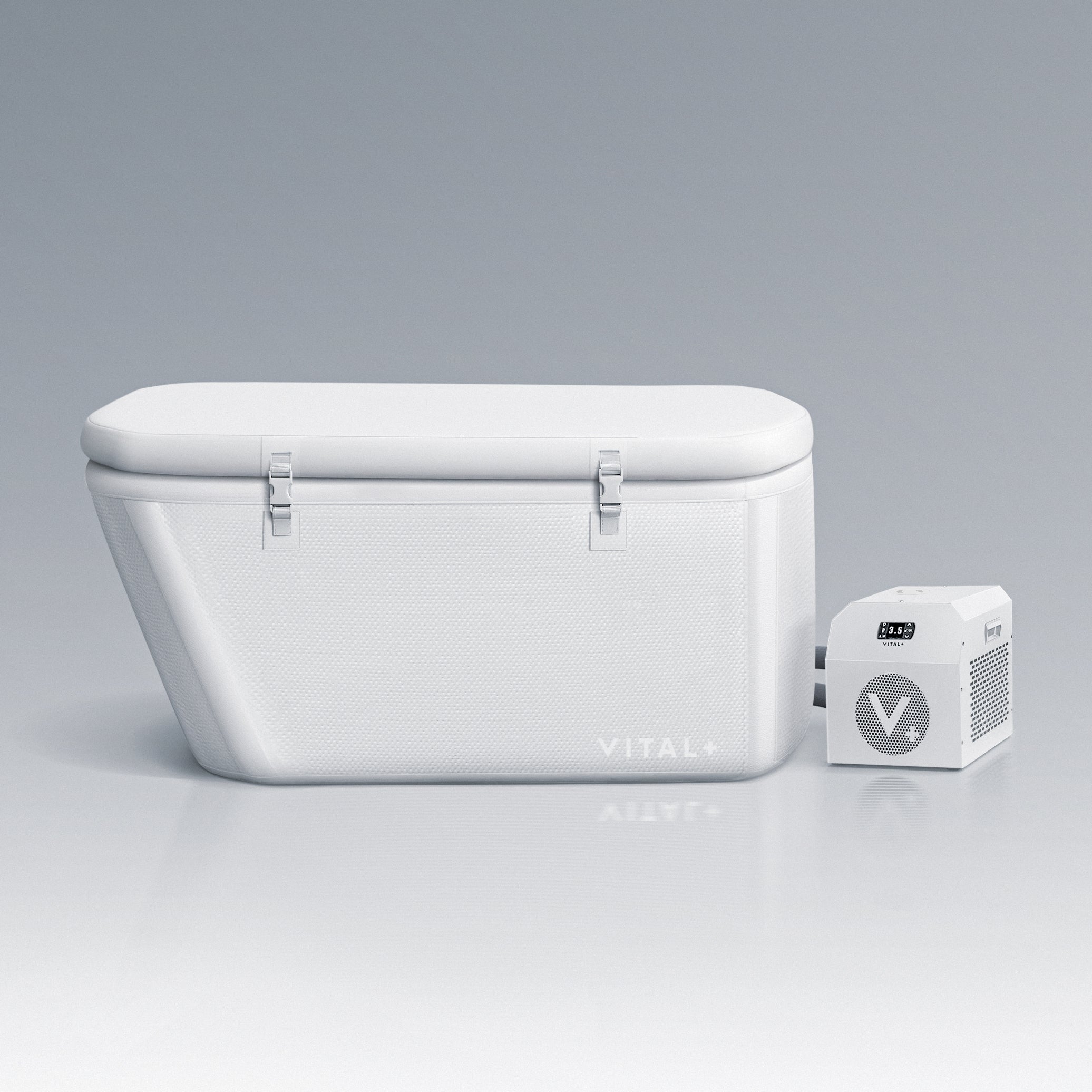 Arctic White Ice Bath + Ultra X2 Chiller – VITALPLUS US